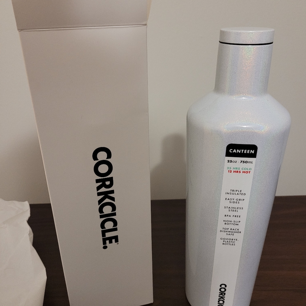 Corkcicle Unicorn magic canteen and tumblers.